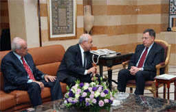 Mr. Siniora received Mr. Talal Abu Ghazaleh